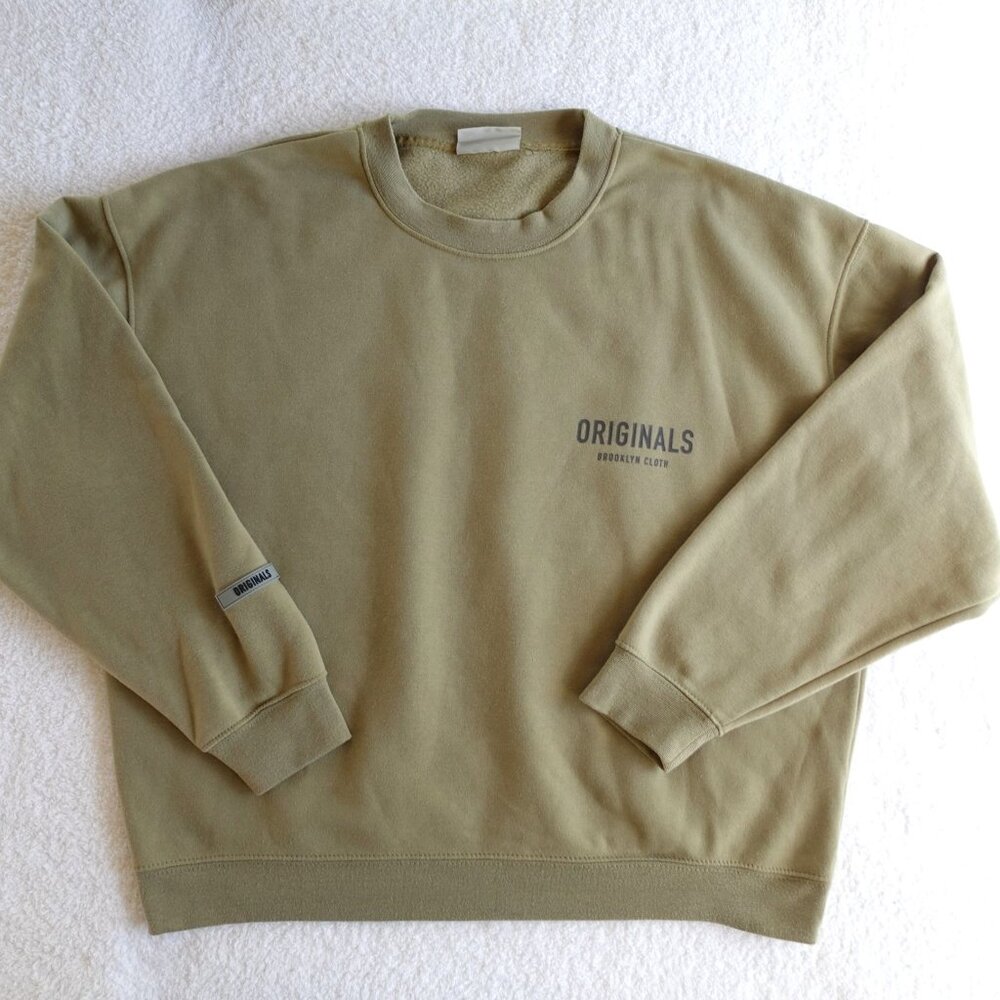 Brooklyn Cloth Originals Crewneck Sweatshirt Menś Size Large